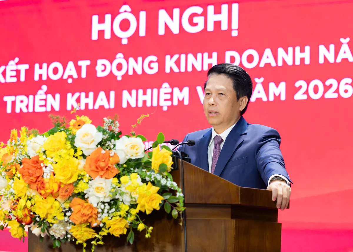 Đồng chí Phạm Tiến Dũng - Ủy viên Ban Thường vụ Đảng ủy, Phó Thống đốc Ngân hàng Nhà nước dự và phát biểu chỉ đạo Hội nghị