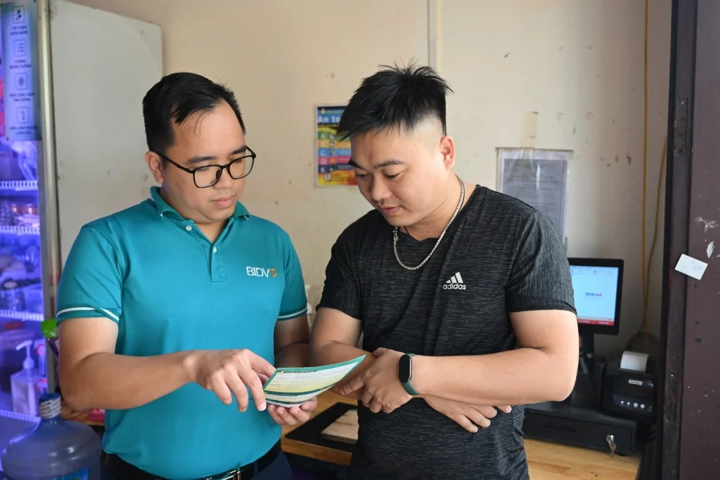 BIDV triển khai nhiều chiến dịch, đến tận cơ sở hỗ trợ hộ kinh doanh. Ảnh: BIDV