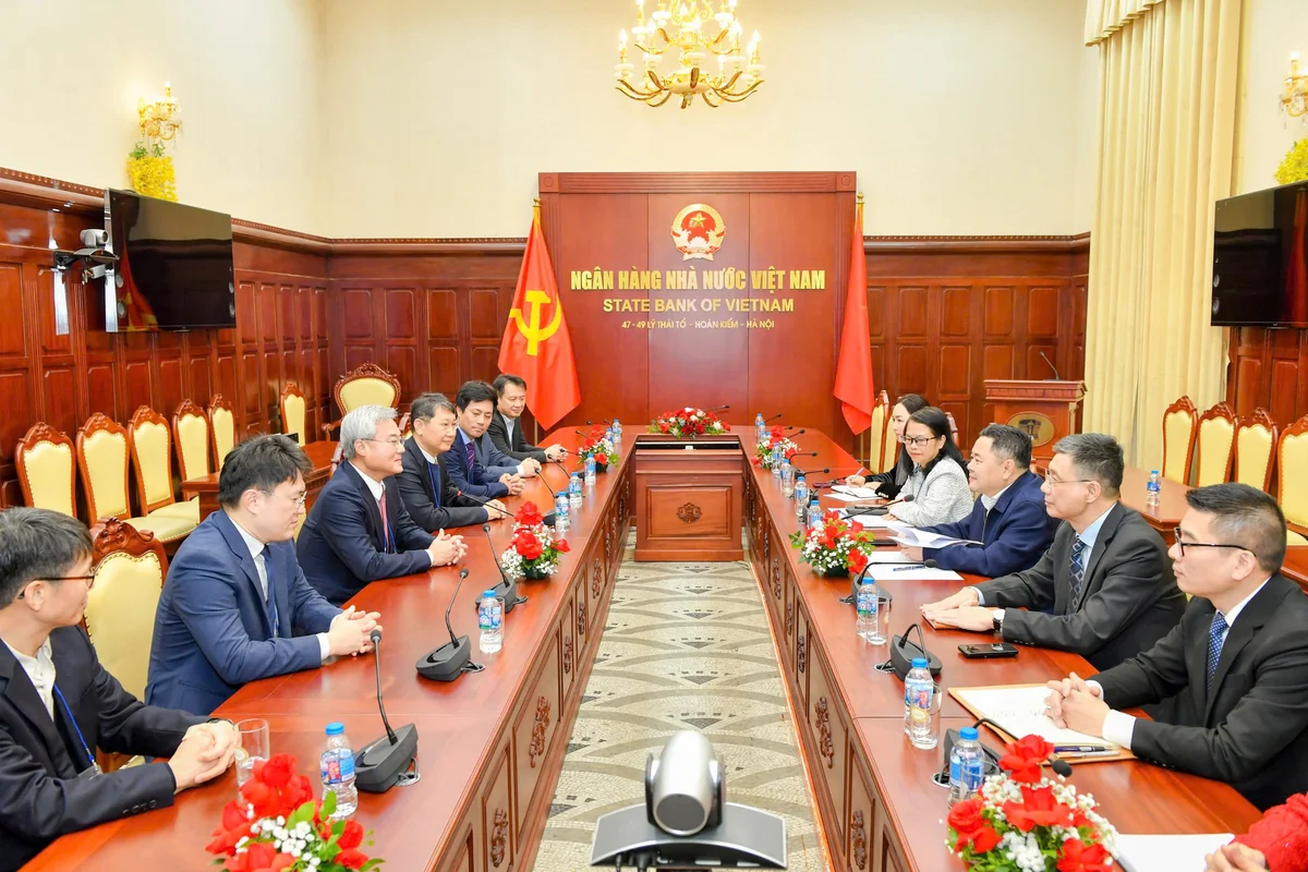 Phó Thống đốc Nguyễn Ngọc Cảnh tiếp đoàn công tác của NHTW Hàn Quốc và Nhóm tư vấn trong khuôn khổ chương trình BOK-KPP năm 2025