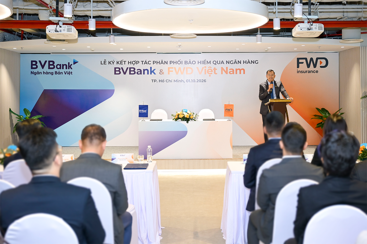 Ông Lý Hoài Văn – Tổng Giám đốc BVBank phát biểu tại lễ ký kết