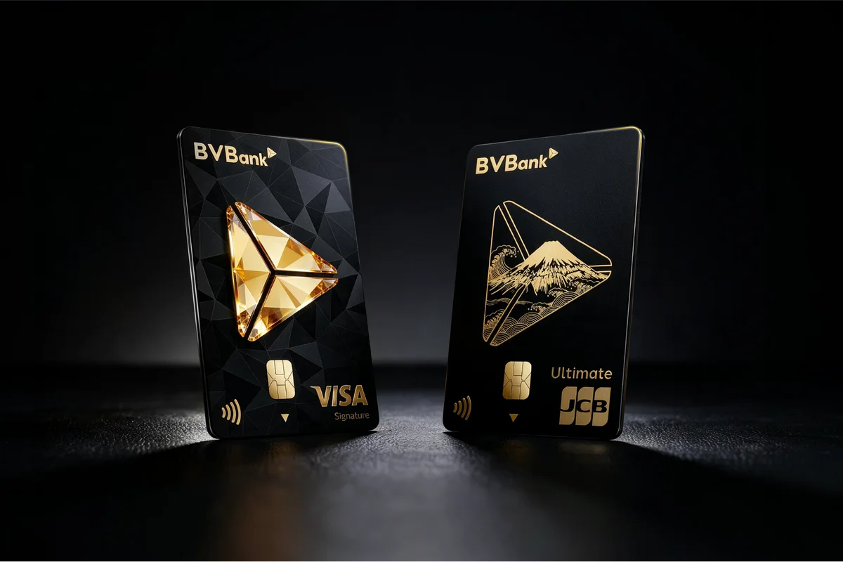 Bộ đôi thẻ  BVBank JCB Ultimate và BVBank Visa Signature “Sống chuẩn tinh hoa - xứng tầm khác biệt”