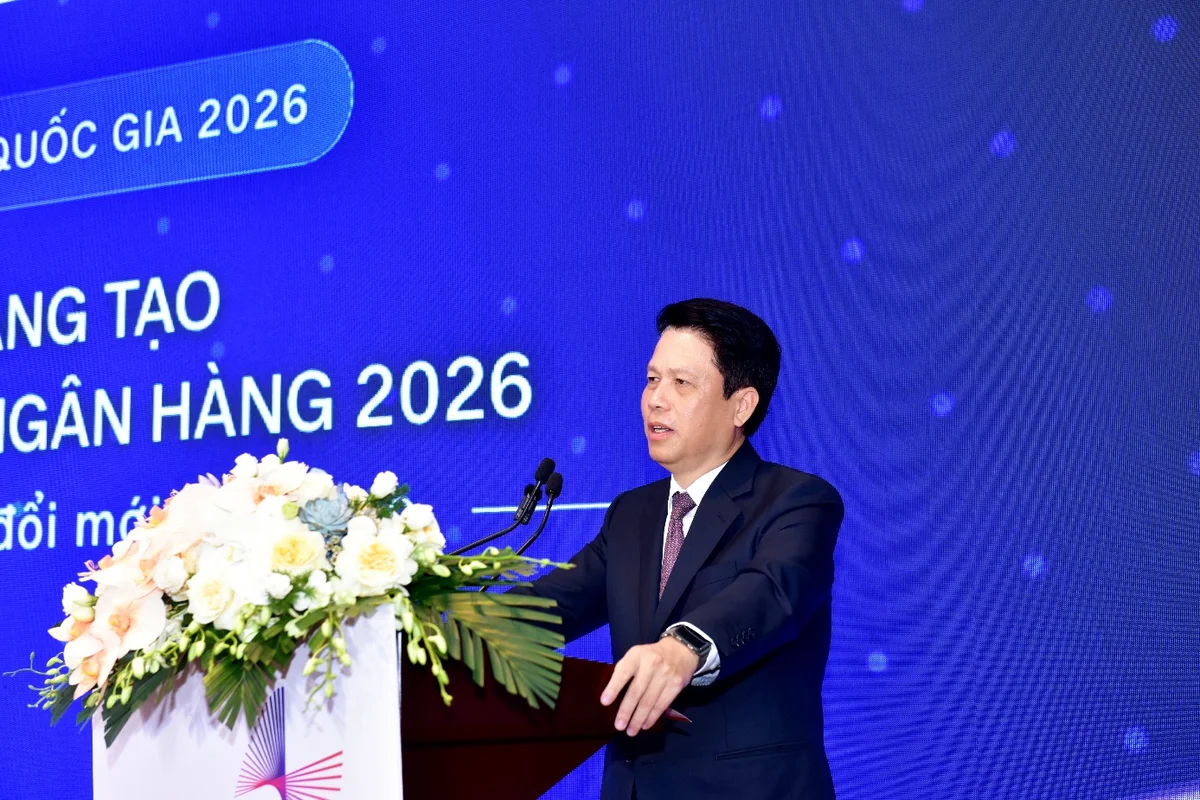 Phó Thống đốc Phạm Tiến Dũng phát biểu khai mạc tại Diễn đàn