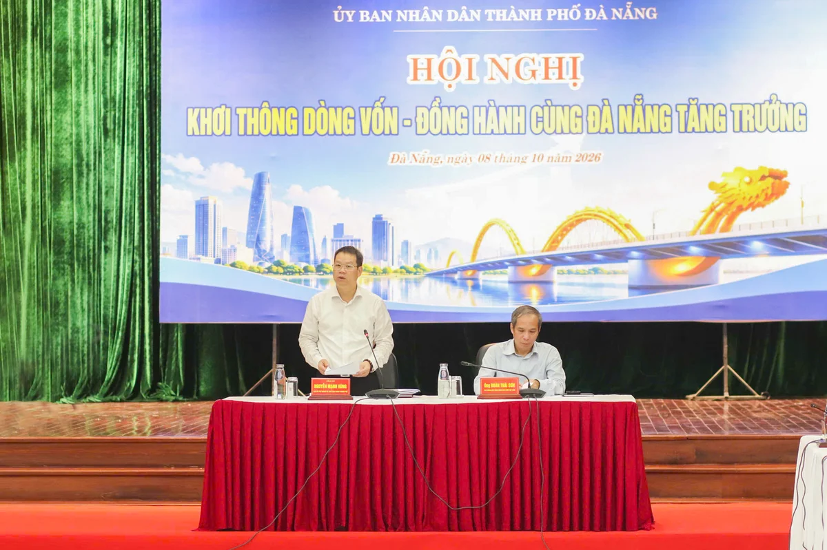 Ông Nguyễn Mạnh Hùng - Chủ tịch UBND thành phố Đà Nẵng phát biểu khai mạc Hội nghị