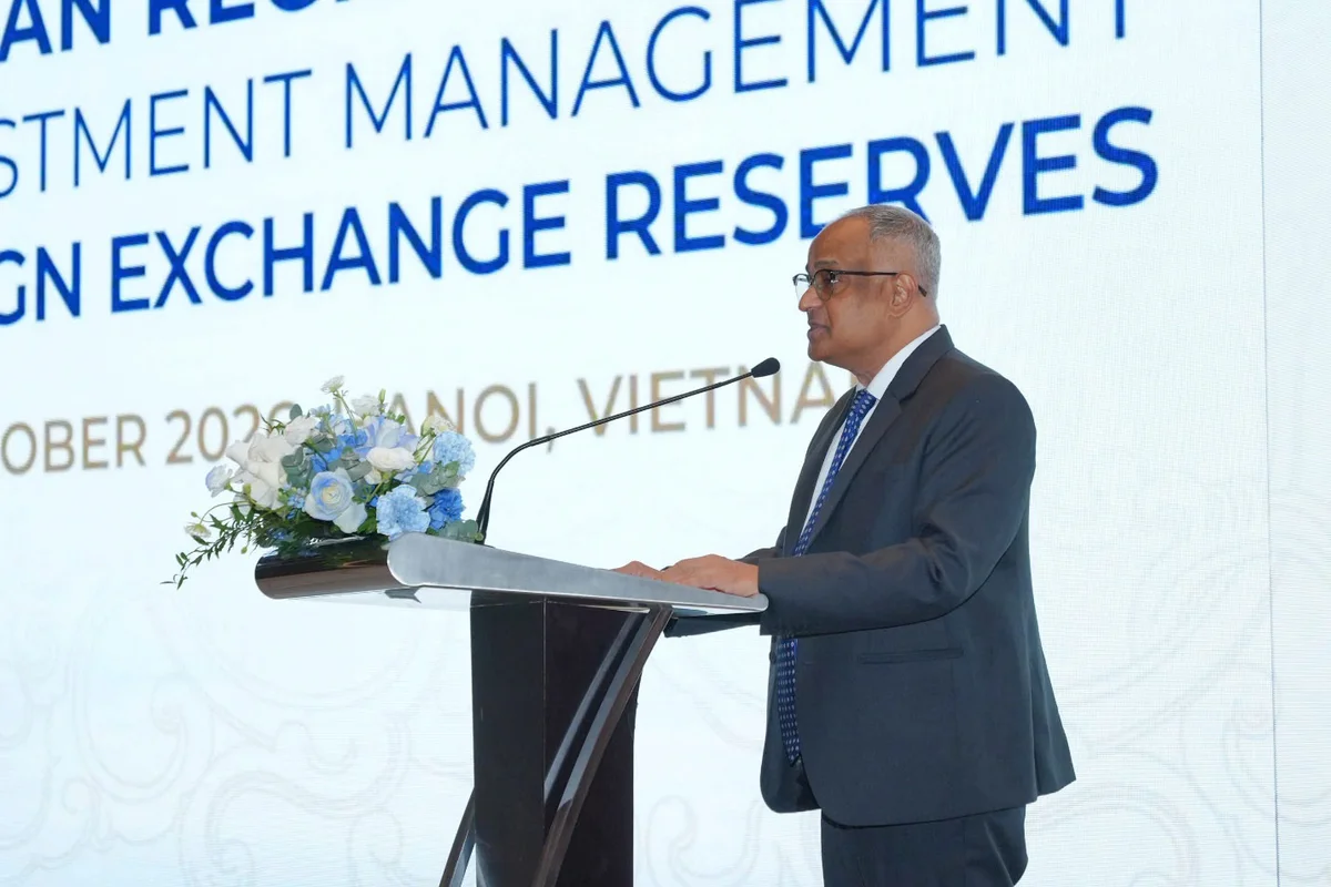 Ông Shantanu Chakraborty, Giám đốc Quốc gia ADB tại Việt Nam phát biểu tại Diễn đàn