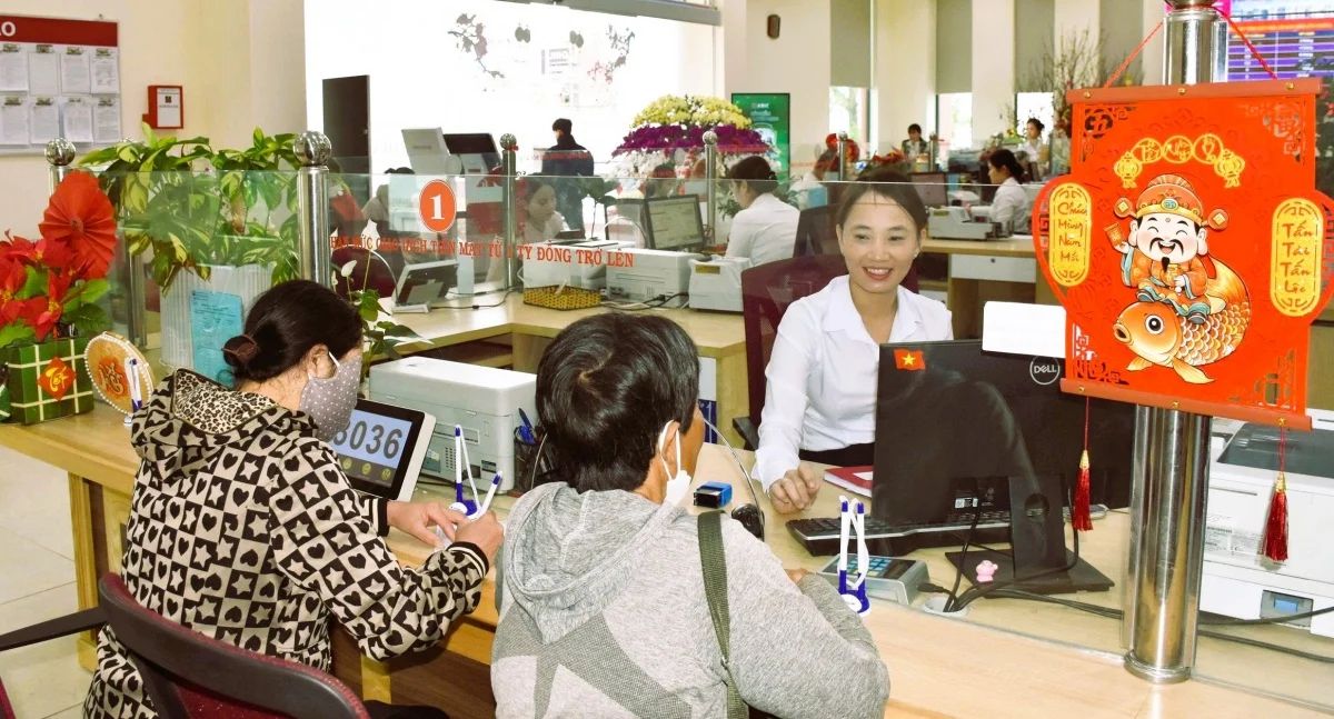 Hệ thống ngân hàng chủ động đáp ứng nhu cầu giao dịch cao điểm vào dịp Tết.