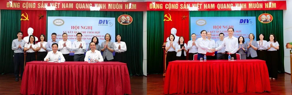 Ký kết quy chế phối hợp cung cấp, trao đổi thông tin với NHNN Chi nhánh khu vực 5 và NHNN Chi nhánh khu vực 12