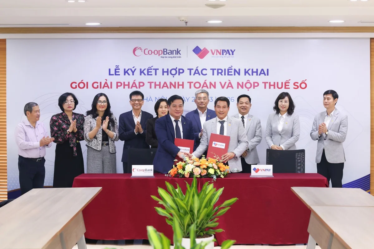 Co-opBank và VNPAY hợp tác triển khai gói giải pháp thanh toán và nộp thuế số