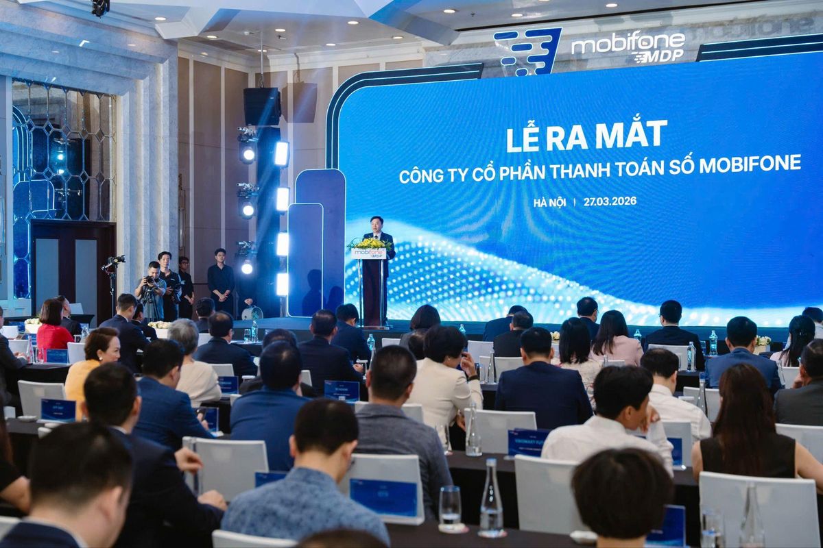 Thiếu tướng Trương Sơn Lâm - Chủ tịch Tổng Công ty Viễn thông MobiFone phát biểu tại sự kiện