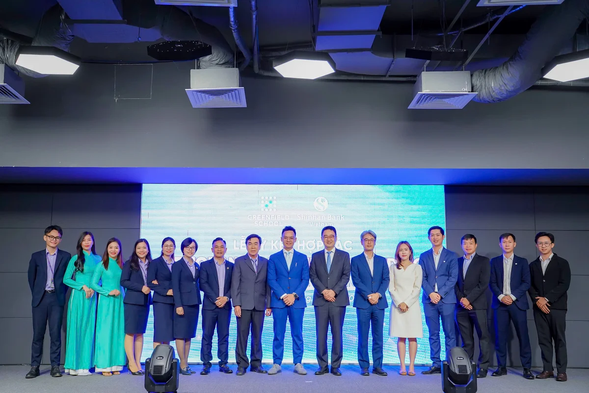 Ngân hàng Shinhan hợp tác chiến lược cùng hệ thống trường song ngữ liên cấp Greenfield