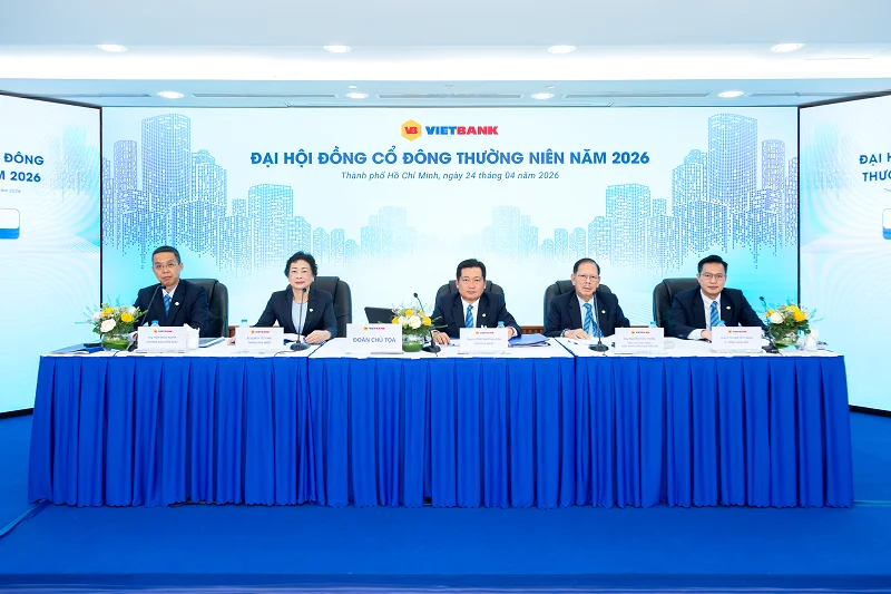 Vietbank tổ chức thành công Đại hội đồng cổ đông thường niên 2026, thông qua nhiều mục tiêu tăng trưởng quan trọng