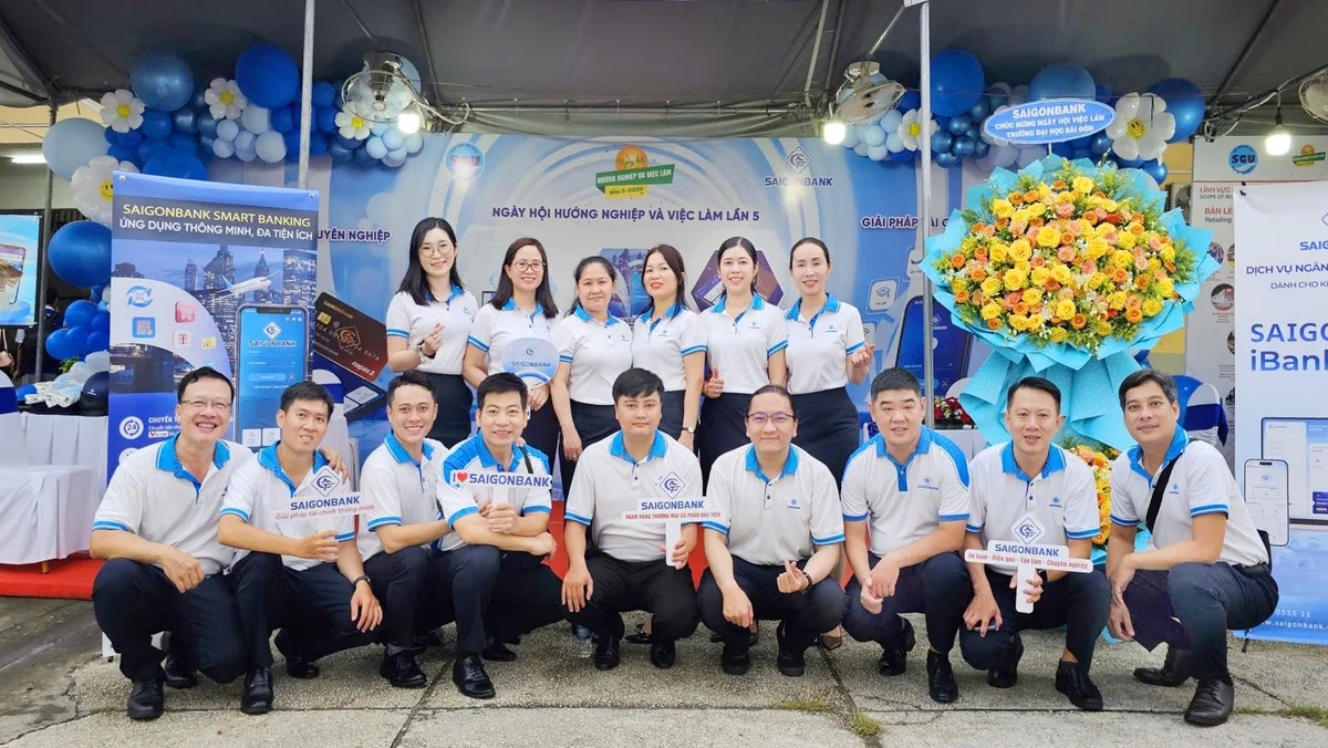 SAIGONBANK đồng hành Ngày hội Việc làm 2026 tại Trường Đại học Sài Gòn