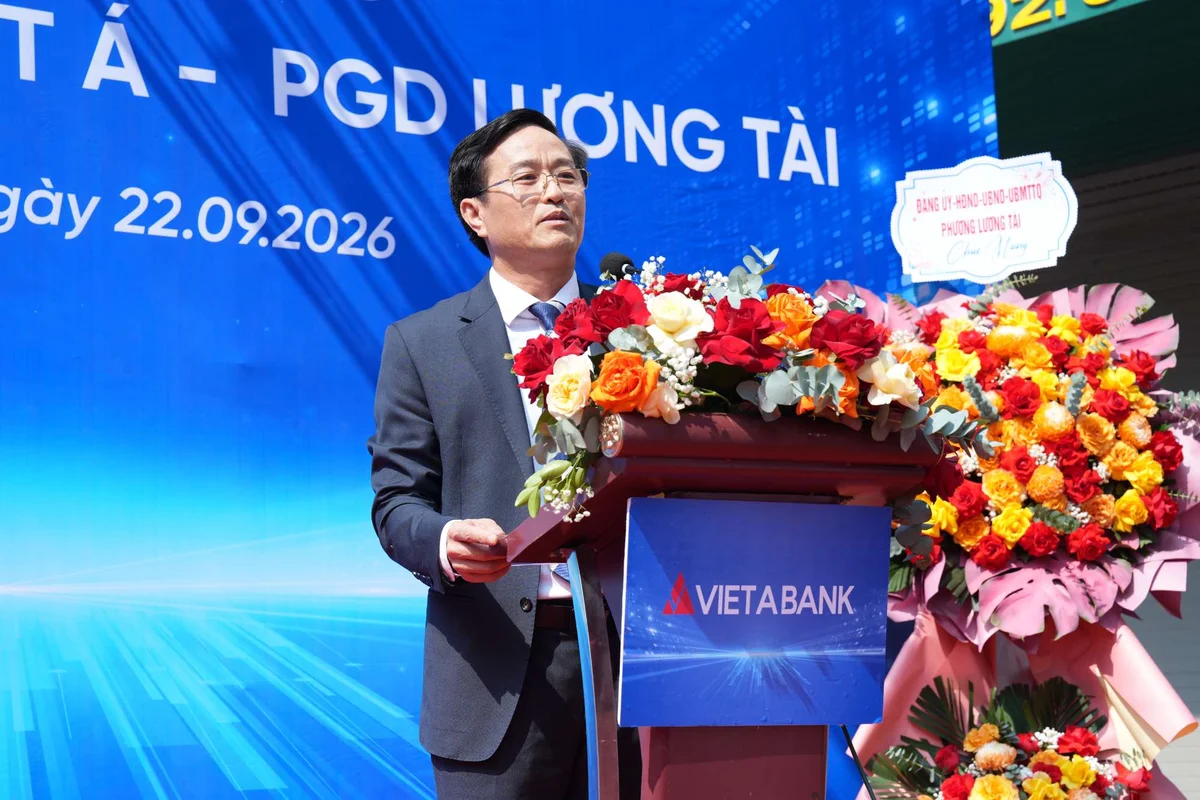 Tổng Giám đốc VIETABANK phát biểu tại sự kiện