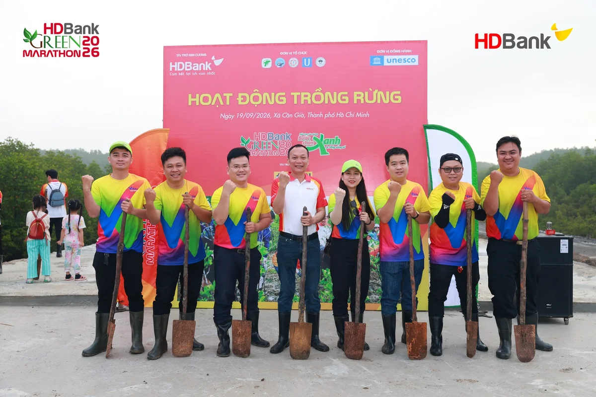 Vikki Digital Bank lan tỏa tinh thần xanh tại HDBank Green Marathon 2026
