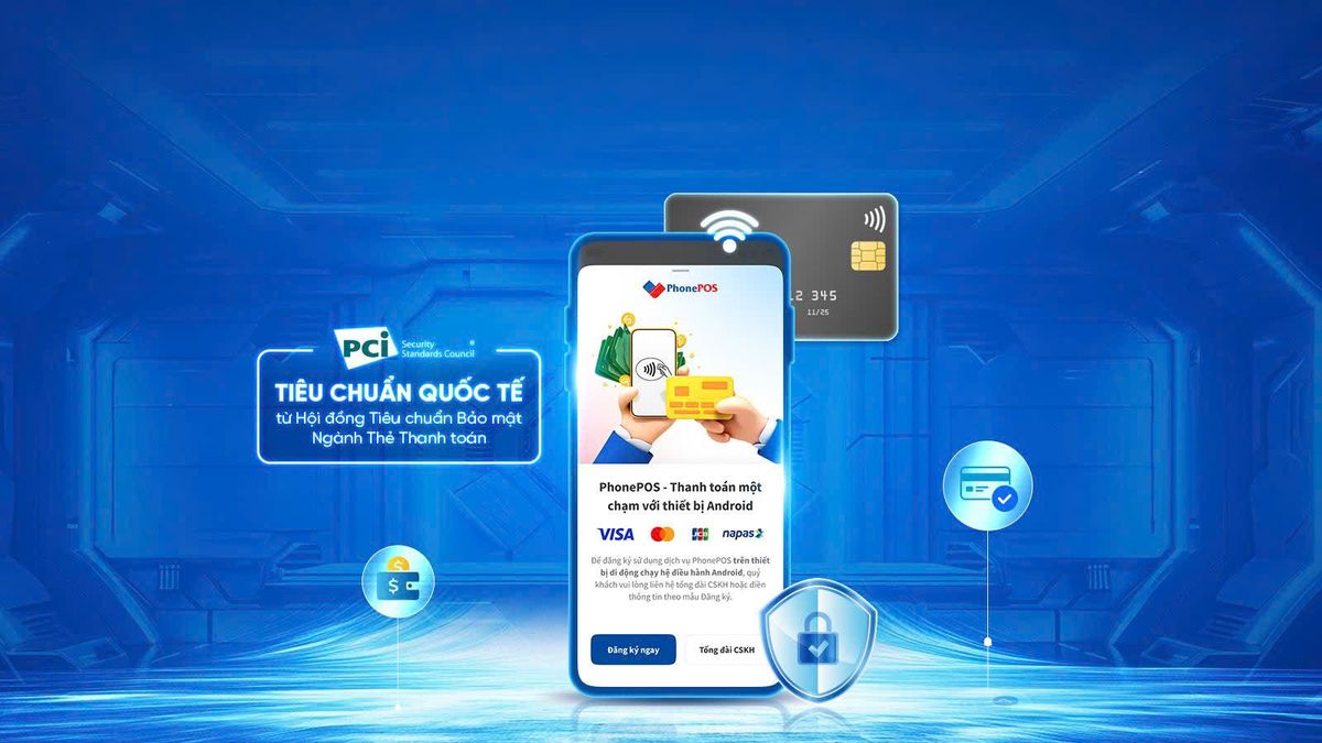 PhonePOS tiếp tục đạt chứng chỉ PCI MPoC hai năm liên tiếp. Ảnh: VNPAY.