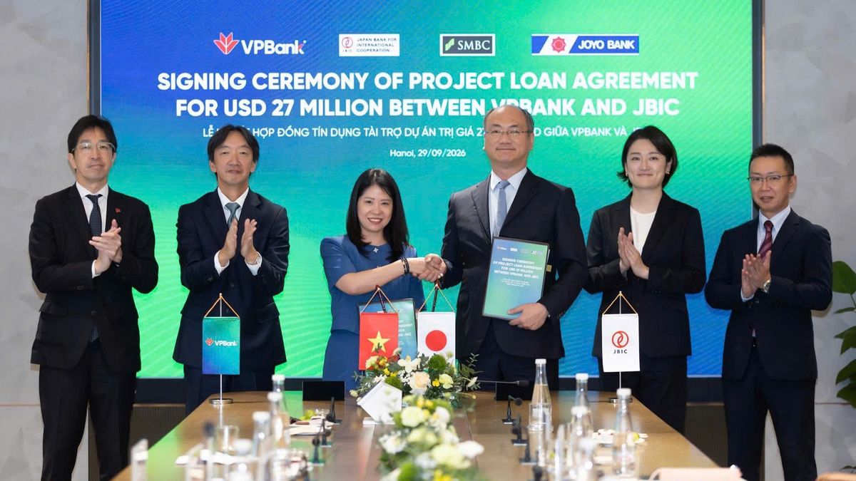 VPBank huy động 27 triệu USD từ ngân hàng Nhật Bản cho dự án truyền tải điện 220 kV.