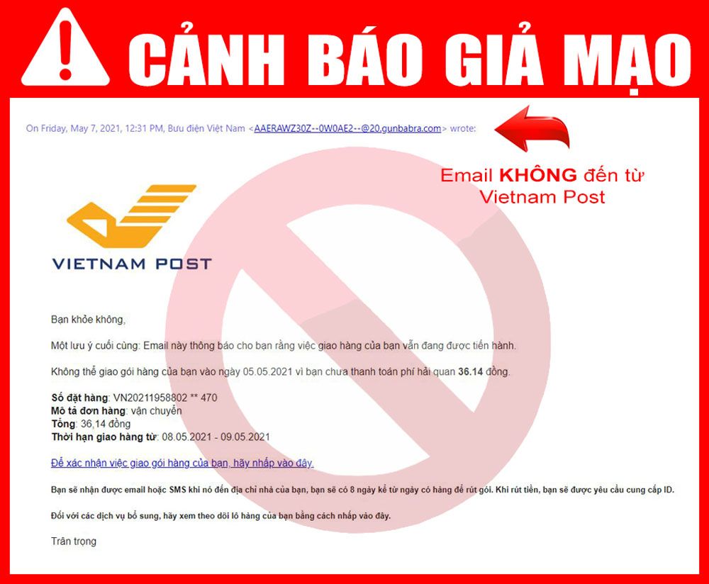 Canh bao hien tuong mao danh Vietnam Post 2