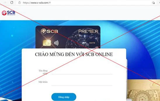 Cảnh báo mạo danh tin nhắn của SCB