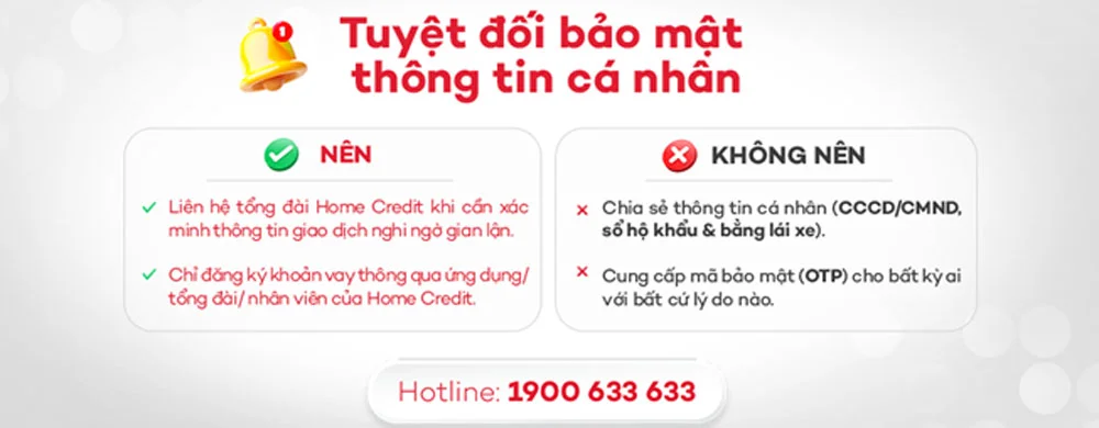 Home Credit khuyen cao