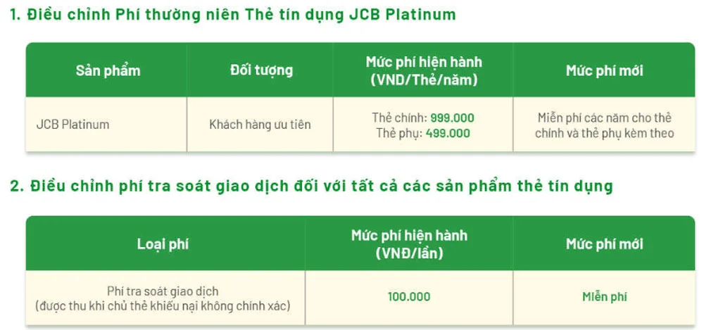 OCB mien phi thuong nien cho chu the 2