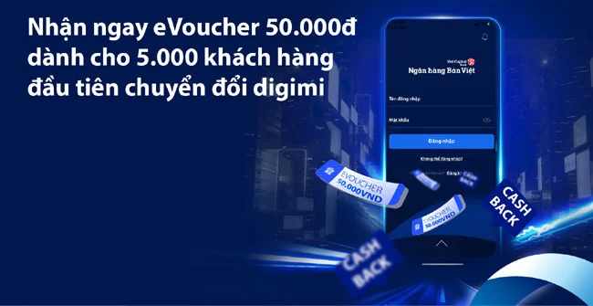 Viet Capital Bank chinh thuc ra mat ung dung ngan hang so moi digimi 2