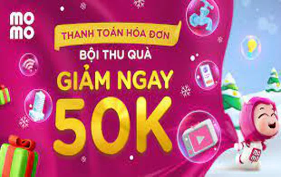 MoMo giảm ngay 50K thanh toán hóa đơn