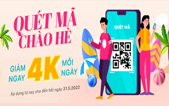 SmartPay tặng voucher cho giao dịch quét mã