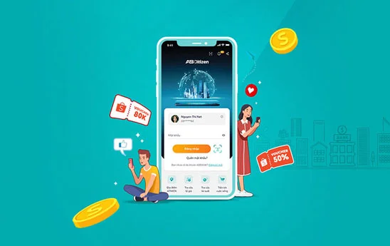 ABBank ưu đãi khách hàng đăng ký online ứng dụng AB Ditizen