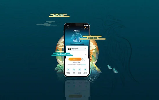 ABBank ưu đãi khách hàng mở tài khoản số đẹp