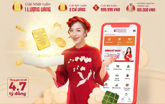 Agribank ưu đãi khách hàng mở tài khoản trực tuyến
