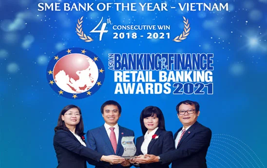 BIDV nhận cú đúp giải thưởng “Ngân hàng SME tốt nhất Việt Nam”