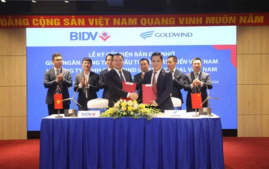 BIDV triển khai hợp tác với Công ty Goldwind