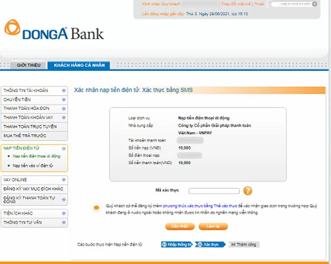 DongA Bank khuyen mai dac biet Nap tien sanh dieu 4