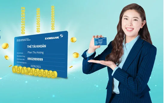 Eximbank triển khai sản phẩm tài khoản số tự chọn