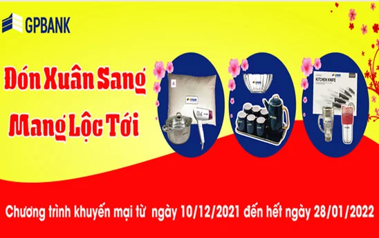 GPBank triển khai chương trình khuyến mại “Đón xuân sang - Mang lộc tới”