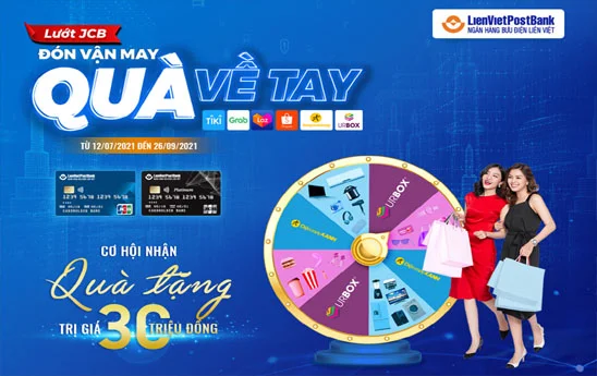 LienVietPostBank tặng quà cho khách hàng giao dịch qua Thẻ Tín dụng
