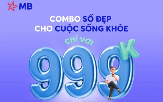 MB combo ưu đãi Tài khoản số đẹp cho cuộc sống khỏe