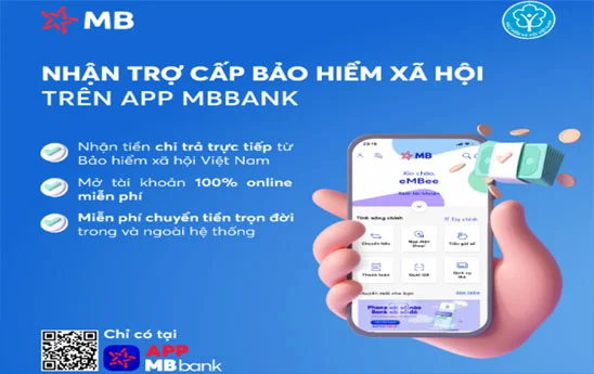 Nhận tiền từ chính sách hỗ trợ của Chính phủ qua tài khoản MB