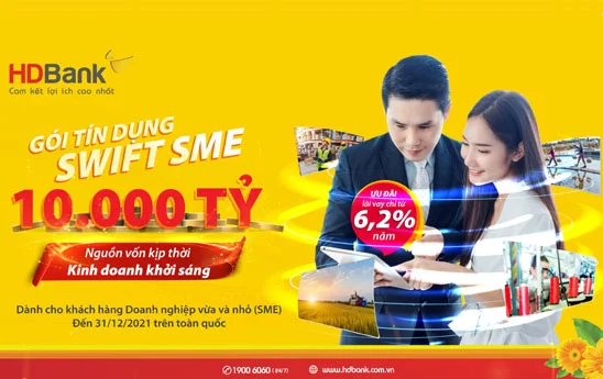 Phục hồi kinh doanh với gói vay online lãi suất chỉ từ 4,99% của HDBank