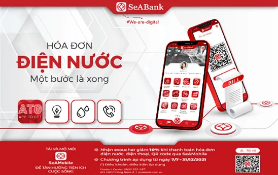 SeABank dành tặng hàng nghìn eVoucher cho khách hàng thanh toán online