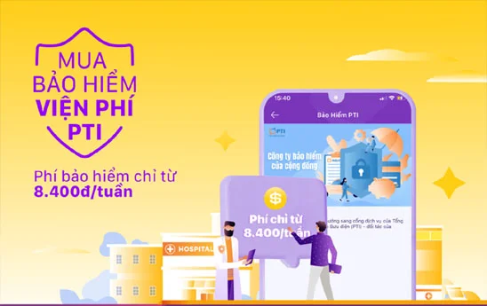 TPBank hỗ trợ chi phí y tế bảo hiểm PTI trực tuyến