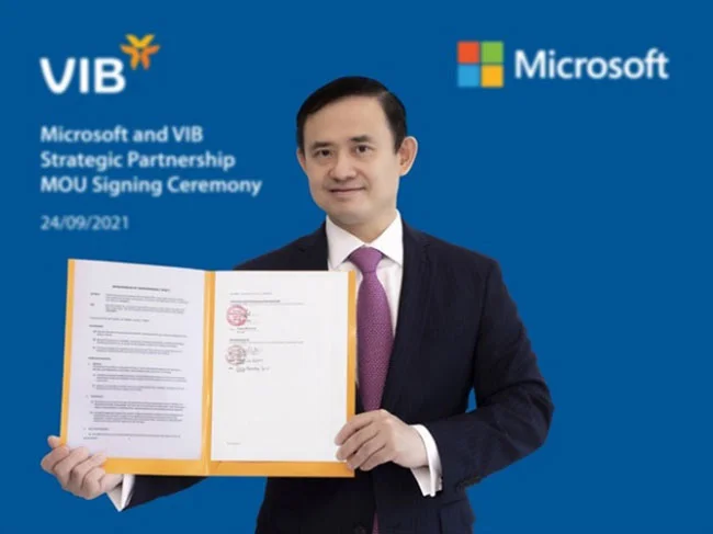 VIB hop tac Microsoft tao but pha toc do dich vu va doi moi sang tao 2