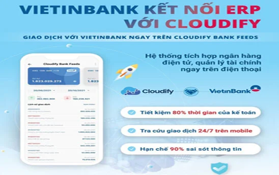 VietinBank bổ sung dịch vụ kết nối ERP trên phần mềm kế toán