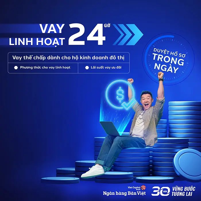 vietcapitalbank tiep von cho khach hang nhanh va uu dai tu chuong trinh vay linh hoat 24h