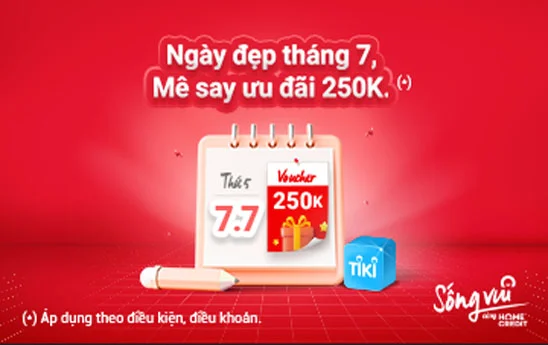 Chủ thẻ Home Credit nhận ưu đãi vào các ngày đặc biệt mỗi tháng