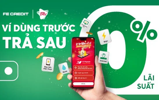 FE CREDIT liên kết cùng ViettelPay cấp hạn mức chi tiêu trên ứng dụng