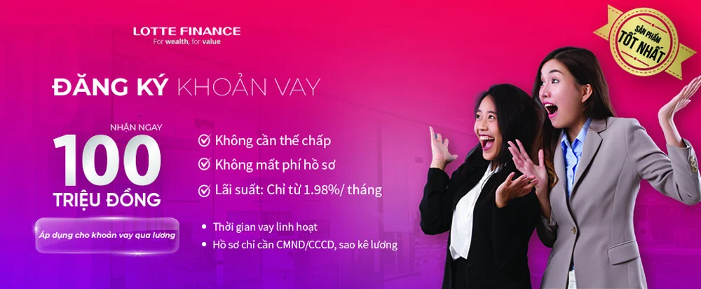 LOTTE Finance day manh san pham cho vay qua luong 2