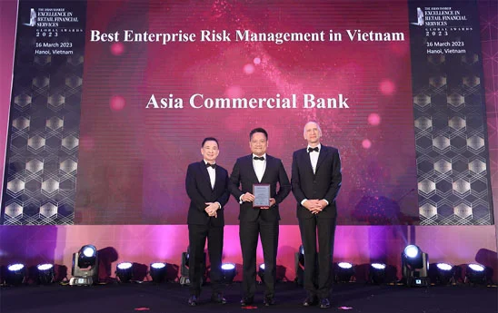 ACB nhận giải ngân hàng quản trị rủi ro tốt nhất việt nam 2022