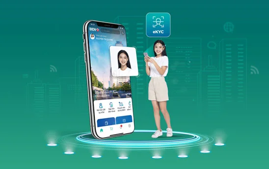 BIDV SmartBanking áp dụng xác thực eKYC