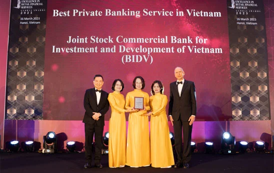 BIDV nhận 04 giải thưởng danh giá do tạp chí The Asian Banker bình chọn