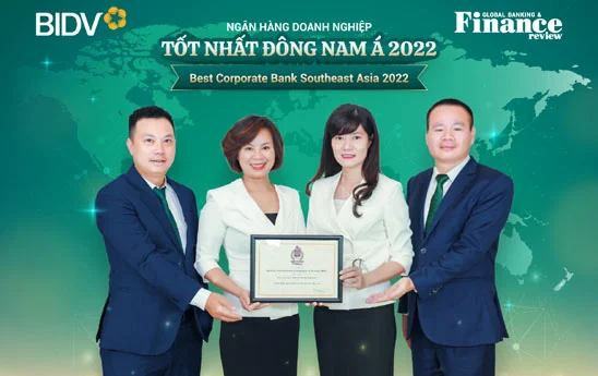 BIDV nhận cú đúp giải thưởng từ Tạp chí Global Banking and Finance